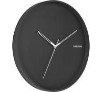 Reloj de pared Hue, metal, color negro
