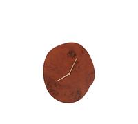 Reloj de pared Melt de , madera de raíz teñida oscura