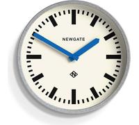 Reloj de pared para equipaje Newgate, con carcasa galvanizada y manecillas azules