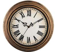 Reloj de pared retro de estilo antiguo, silencioso, de 30 cm, ideal para salón y dormitorio. Reloj de batería de funcionamiento silencioso con indicador de hora discreto
