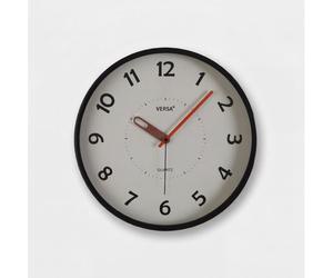 Reloj de pared sandra 30cm negro marca versa