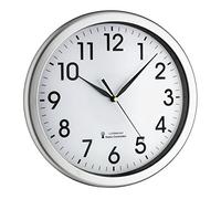 Reloj de pared TFA Dostmann 60.3519.02 Corona retroiluminación (plata)