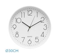 Abrila Tiempo Blanco - Reloj De Pared 30 Cm