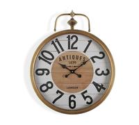Reloj de pared versa antiques metal (6 x 60 x 48 cm)
