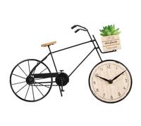 Reloj de sobremesa con forma de bicicleta, 36x21 cm