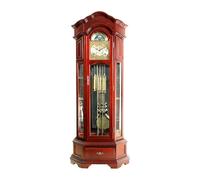 Reloj de tribuna de Suelo, Reloj de repisa de Madera, Engranaje mecánico de imitación silencioso único Vintage, decoración del hogar, Adornos de Dormitorio, Reloj con Marco Interior de Cobre Puro,