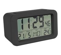 Reloj Despertador Digital gummy Negro