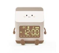 Reloj Despertador Divertido en Forma de Caja de Leche,Reloj Digital para Estudiantes con Función de Cuenta Atrás y Diseño Atractivo para Niño