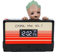 Reloj Despertador I Am Groot Marvel - Producto Oficial Guardians of The Galaxy, Reloj Digital con Temporizador de Despertador, decoración para hogar y Dormitorio, Regalo Coleccionable de 5.7"
