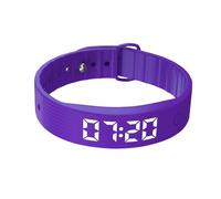 Reloj despertador vibratorio, pulsera recargable con temporizador, contador de pasos de calorías, para adultos, diario, , viajes, hogar, cama, dormitorio, medicamentos, reuniones