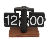Reloj digital abatible – Reloj mecánico retro con batería, ideal para la decoración del hogar, la habitación y la oficina (formato de 12 horas, color )