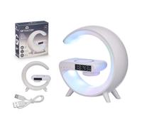 Reloj digital de sobremesa giftdecor hd24022901w blanco - marca: giftd