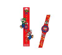 KIDS EUROSWAN Reloj infantil digital Super Mario GSM4236 LED con calendario