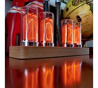 Reloj LED Nixie, digital de tubo, Nixie Tube múltiple, calendario, pantalla de fotos personalizada, 20 modos, USB tipo C para amantes, amigo, Navidad, cumpleaños