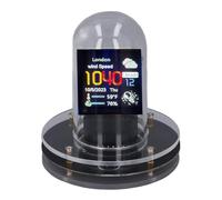 Reloj Nixie WiFi Reloj de Tubo LED 12/24 Horas indicador Clima para Dormitorio