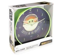 Reloj Pared Pyramid Wall Clock Star Wars Baby Yoda Grogu Mandalorian 25cm