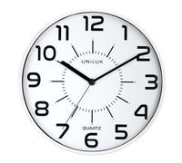 Reloj pared unilux pop blanco analogico 28 cm ø (pila incluida)