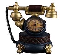 Reloj Retro de Sobremesa Modelo de Teléfono Decorativo