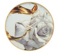 RELOJ ROSA DE CRISTAL