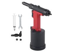 Remachadora de aire SustVita con capacidad de clavos de hierro y aluminio de 4,0-6,4 mm, pistola remachadora neumática de fuerza de tracción 11800N para fabricación de maquinaria