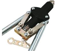 Remachadora Manual de 2 Manos 450 mm | Alicate Profesional para Remaches de Aluminio y Acero | Mango Largo Ergonómico | Alta Potencia y Precisión | Ideal para Taller y Bricolaje