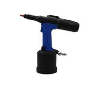 Remachadora neumática ligera, pistola for tuercas de remaches automática M3 a M12, herramienta de remachado rápido Industrial hidráulica, RL-6312/RL-618(UNC RL-618 Blue)