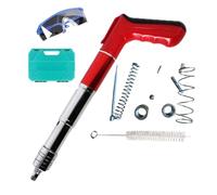 Remachadora neumática silenciosa - Punzón de fuerza ajustable industrial, anclaje de hormigón industrial, fijación de techo integrada | Kit de hardware profesional para instalación de tubería de cable