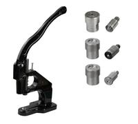 Remachadora Ojales Kit de máquina punzonadora manual Remaches | Troqueles de botones con cierre a presión for bolsas de ropa Jeans(HPTZ-633SDHE)