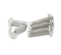 Remache macizo de aluminio, 304 GB827 Tornillo de remache sólido con cabeza botón acero inoxidable M1.6-M6 Paquete 360 | 3mm, 100 Uds 6(3mm,100pcs M1.6)
