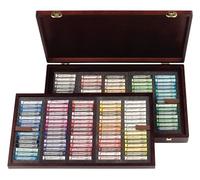 Rembrandt Estuche de pasteles suaves profesionales caja de madera de lujo | Selección general Master | 150 pasteles enteros