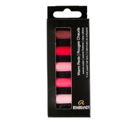 Rembrandt Estuche de pasteles suaves Professional Rojos cálidos | 5 pasteles medios