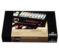 Rembrandt pintura acrílica 18840004 40 ml – negro, azul, burdeos