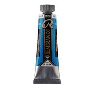 Rembrandt Óleo Azul cerúleo 534 - Pintura al óleo de calidad extrafina 15 ml - Alta concentración de pigmentos - Máxima resistencia a la luz