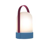REMEMBER Lámpara URI Matz, altura de 15 cm, diámetro de 8,5 cm, plástico/metal recubierto de polvo - Lámpara de diseño LED portátil para interior y exterior, lámpara decorativa con batería para jardín