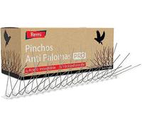 Remi Hogar Pinchos Anti Palomas de 3 Metros | 6 Hileras Puas Anti Aves de 50 cm | Ahuyenta Pajaros de Acero Inoxidable | CE