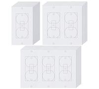 Remingtape 20 piezas aislantes de pared aislantes almohadillas aislantes para enchufes de pared luz interruptor enchufe