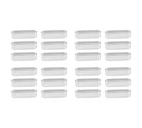 Remingtape 24 moldes ovalados para tarta de postre, para tarta de frutas, para quiche