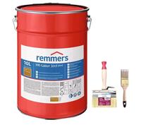 Remmers HK-Lasur Plus 3 en 1 Light Oak 10L + Borlas - Juego de pintura listo para usar