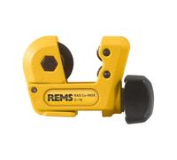REMS RAS CU-Inox 113230 R (diámetro 3-25 mm, 1/8-1", cortatubos para tubos de cobre/acero, con rueda de corte, separador de tubos, en blister)