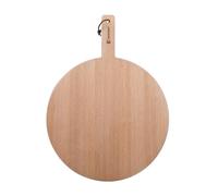 RENBERG NATURALLY - Tabla de Picado 38x28x1.5 cm Madera de Haya - Bordes en Color Blanco - Diseño con Colgador - Lavado a Mano Recomendado