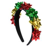 Renchey Diadema de Navidad para Mujeres - Estilo Festivo Clásico de Uso Diario | Diadema de Navidad en los Colores Rojo Verde y Dorado - Para Madre Novia Compañeros de Clase Cosplay Espectáculo