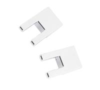 Rengue Perchas de Abrigo 15Lb Montaje en Pared 2 Unidades | Perchero Abs con Ganchos Electroplateados, Montaje de Tornillo para Autocaravana y Barco, Sostiene Abrigos Gorras y