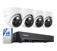 Reolink 12MP Kit Camaras de Vigilancia Exterior Spotlight, RLK8-1200D4-A