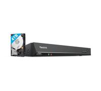 Reolink 16 Canales 4K PoE NVR, Sistema de Cámara Vigilancia IP con 4TB HDD Hogar Grabador de Video Red Soporte 16MP/12MP/8MP/5MP /4MP/1080P HD Cámara de Seguridad Exterior, RLN16-410