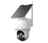 Reolink 4K 360° PT Camara Vigilancia WiFi Exterior Solar, Auto-Seguimiento | 8MP, Wi-Fi 6 de 2,4/5 GHz, Detección Inteligente, Visión Nocturna en Color, Impermeable, Argus PT Ultra + Panel Solar