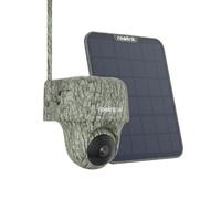 Reolink 4K 3G/4G Camara Vigilancia Exterior con Tarjeta SIM, Visión Nocturna, Detección de AI, Reconocimiento de Animales, Batería Recargable, Go Ranger PT +6W Panel Solar +Tarjeta 32G microSD