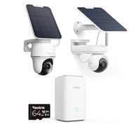 Reolink 4K Camara Vigilancia WiFi Exterior Solar, 360° PT con Seguimiento Automático, Visión Nocturna en Color, 2.4/5 GHz WiFi 6, Altas + Argus PT Ultr Home Hub