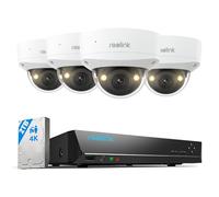 Reolink 4K Kit Camaras de Vigilancia PoE, Antivandalismo IK10, RLK8-800V4