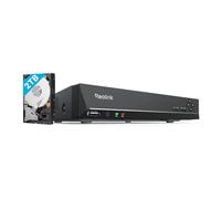 Reolink 4K PoE NVR 8 Canales Sistema de Cámara Vigilancia IP, RLN8-410 | con 2TB HDD Hogar Grabador de Video Red Soporte 16MP/12MP/8MP/5MP /4MP HD para Grabación de Vigilancia 24/7