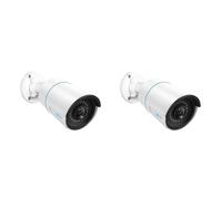 Reolink 5MP Camara Vigilancia PoE Camara Seguridad Exterior con Detección de Personas/Vehículos, Visión Nocturna, Bala con Ranura para Tarjeta SD RLC-510A Camara vigilancia (Paquete de 2)